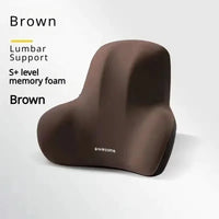 Ergonomic Memory Foam Lumbar Support Pillow for Chair and Car
