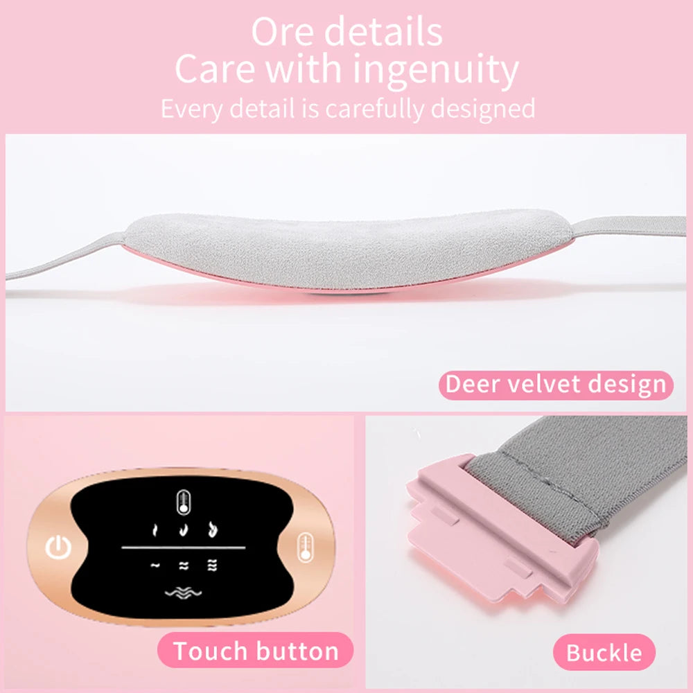 Electric Heating & Massage Belt for Menstrual Cramp Relief - 35