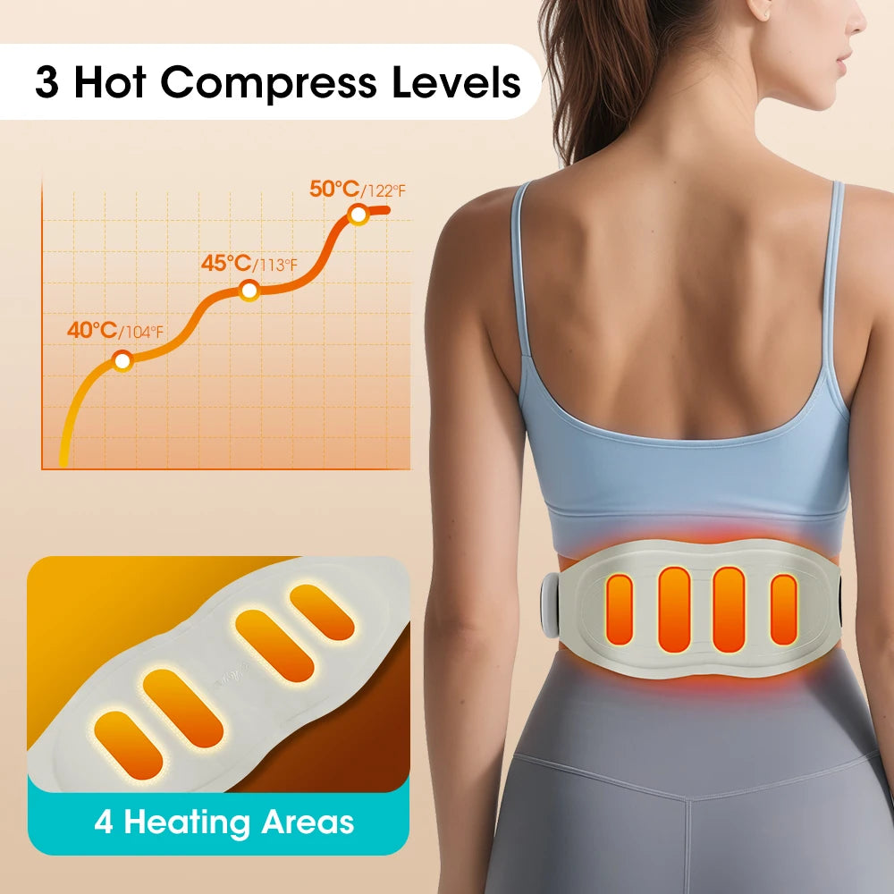 Electric Heating & EMS Waist Massager for Pain Relief - 3