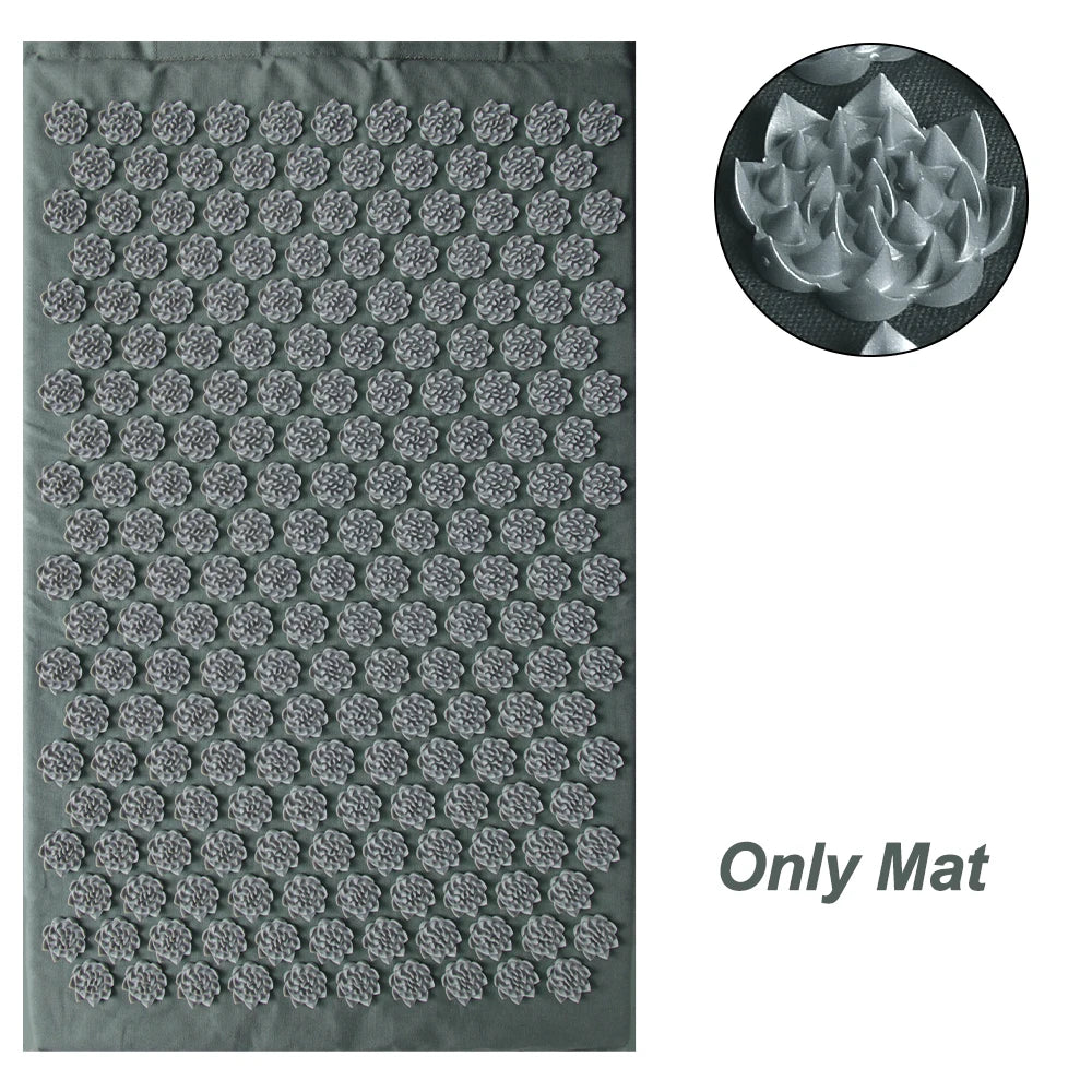 Acupressure Massage Mat and Pillow Set for Pain Relief - 14