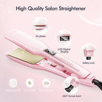 Professional Titanium Hair Straightener with Digital Display