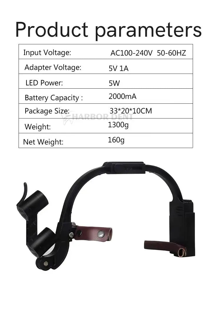 Binocular Magnifying Headlight with Dual LED for Precision Tasks - 16