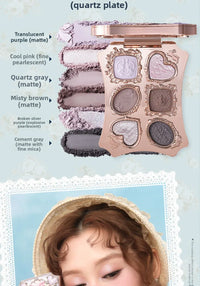 6-Color Matte and Shimmer Eyeshadow Palette