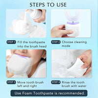 360-Degree Automatic U-Shape Ultrasonic Whitening Toothbrush