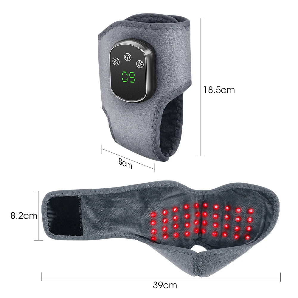 Wireless Heated Ankle Massage Brace for Joint Pain Relief - 12