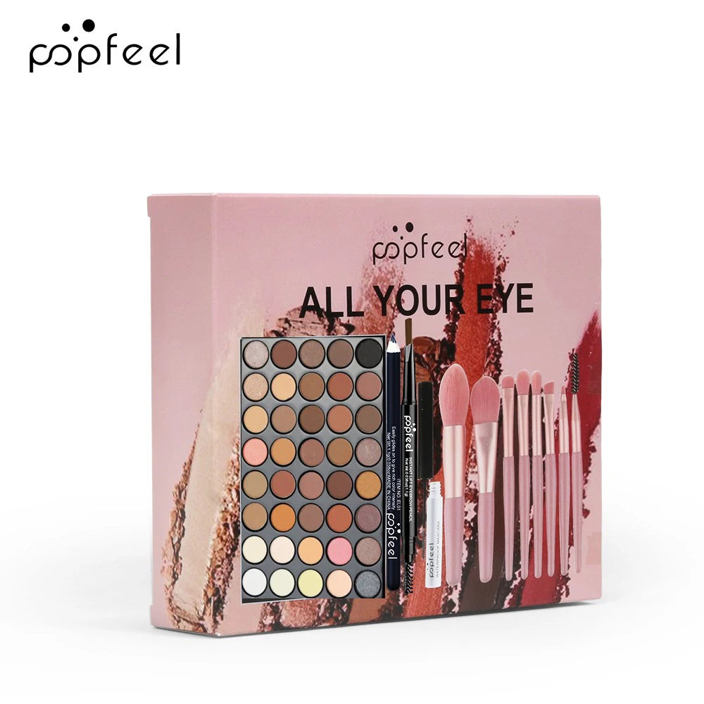 All-in-One Professional Eye Makeup Kit with Brushes - 2