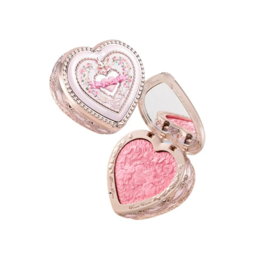 Matte Finish Rose Garden Blush Powder for Natural Cheek Contouring - 1