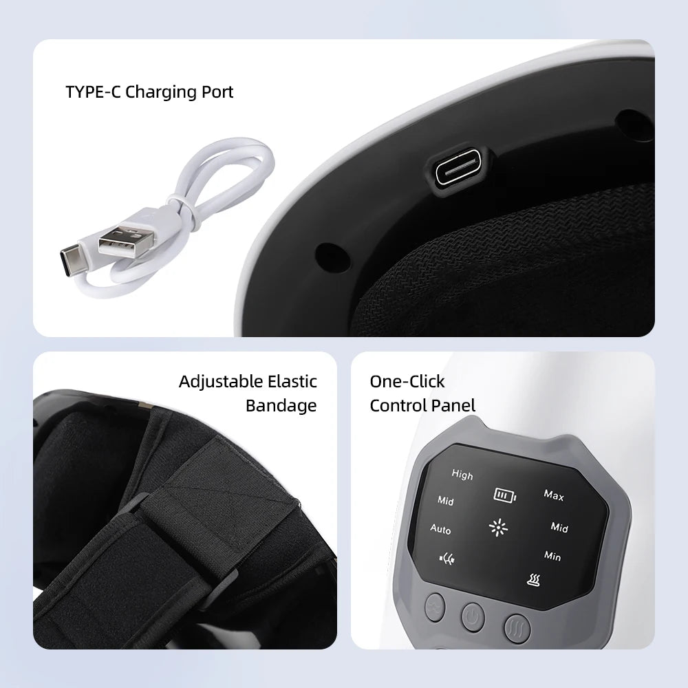 Wireless Heated Knee Massager with Vibration Therapy - 8