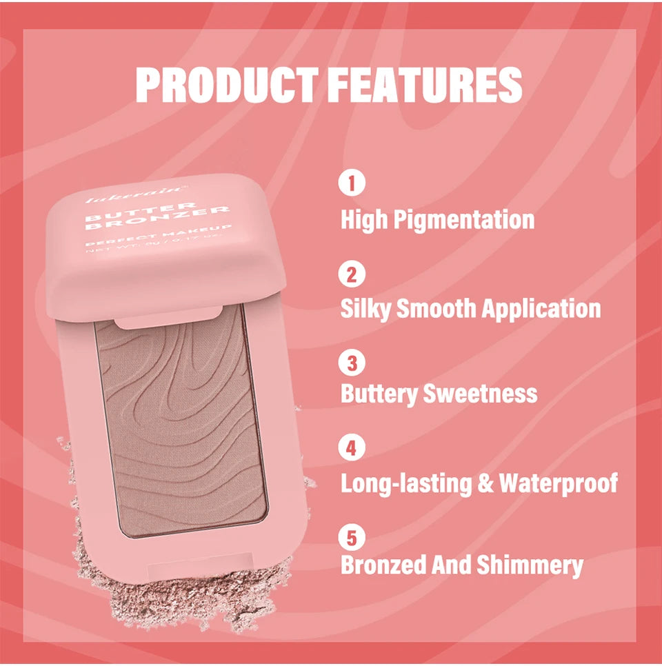 Silky Matte Butter Bronzer Contour Powder - 9