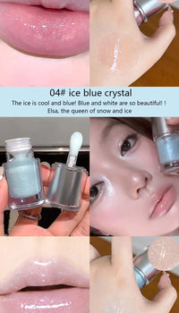 Hydrating Crystal Mirror Lip Gloss for Long-Lasting Shine