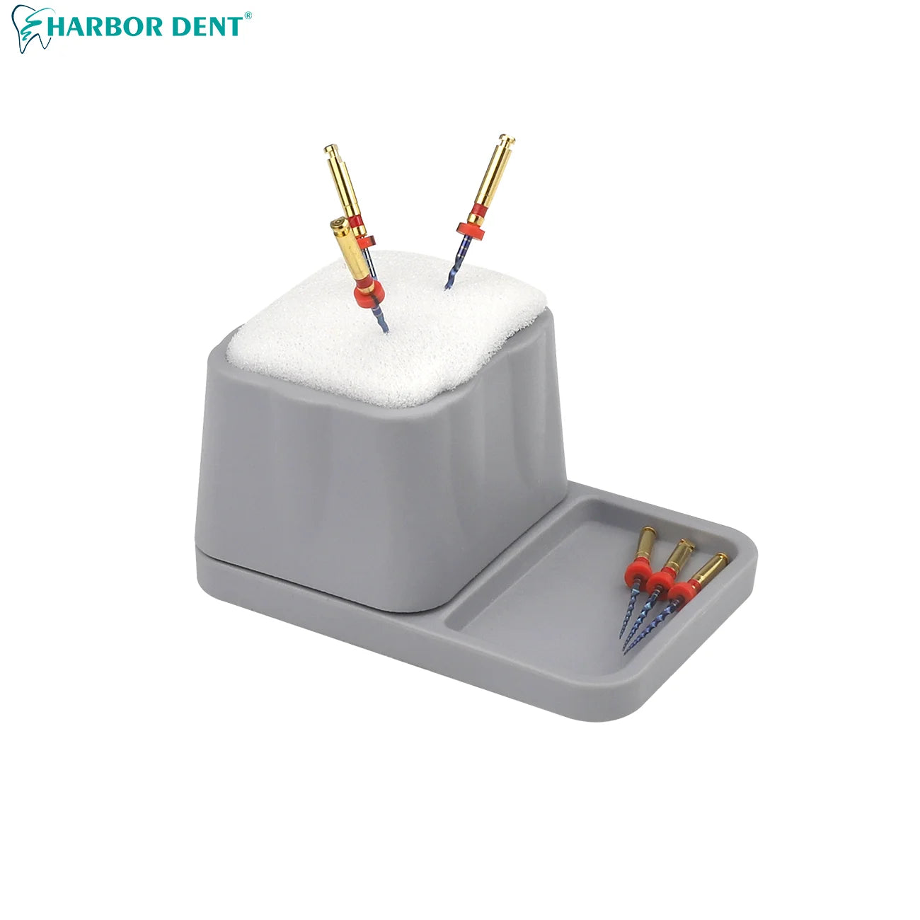 Dental Endodontic File Cleaning Stand with Sponge - 8