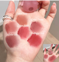 Cute Bear Velvet Matte Lip Mud Keychain