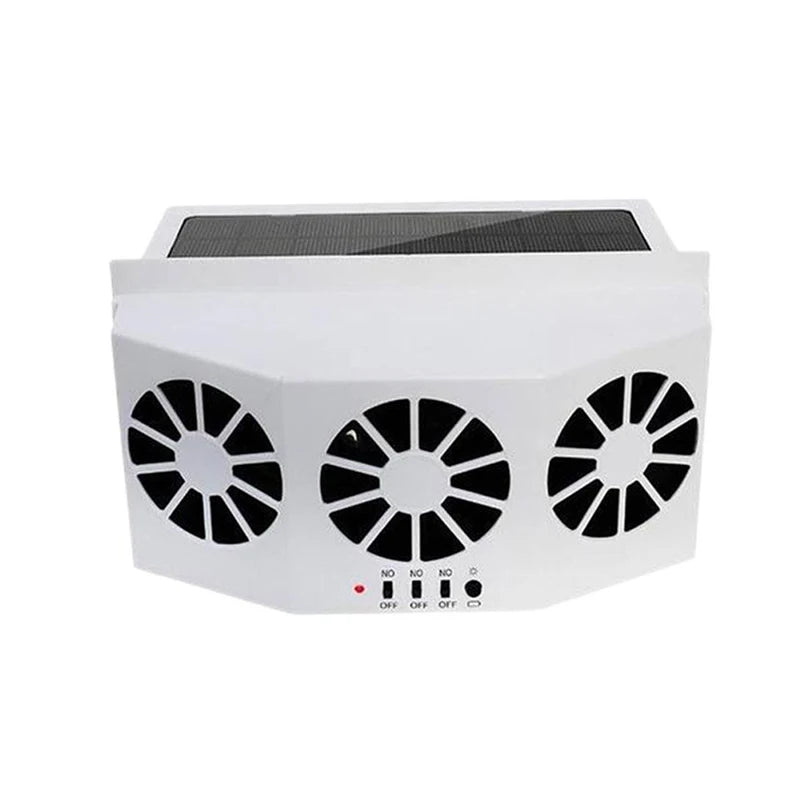 Solar-Powered Car Window Ventilation Fan - 15