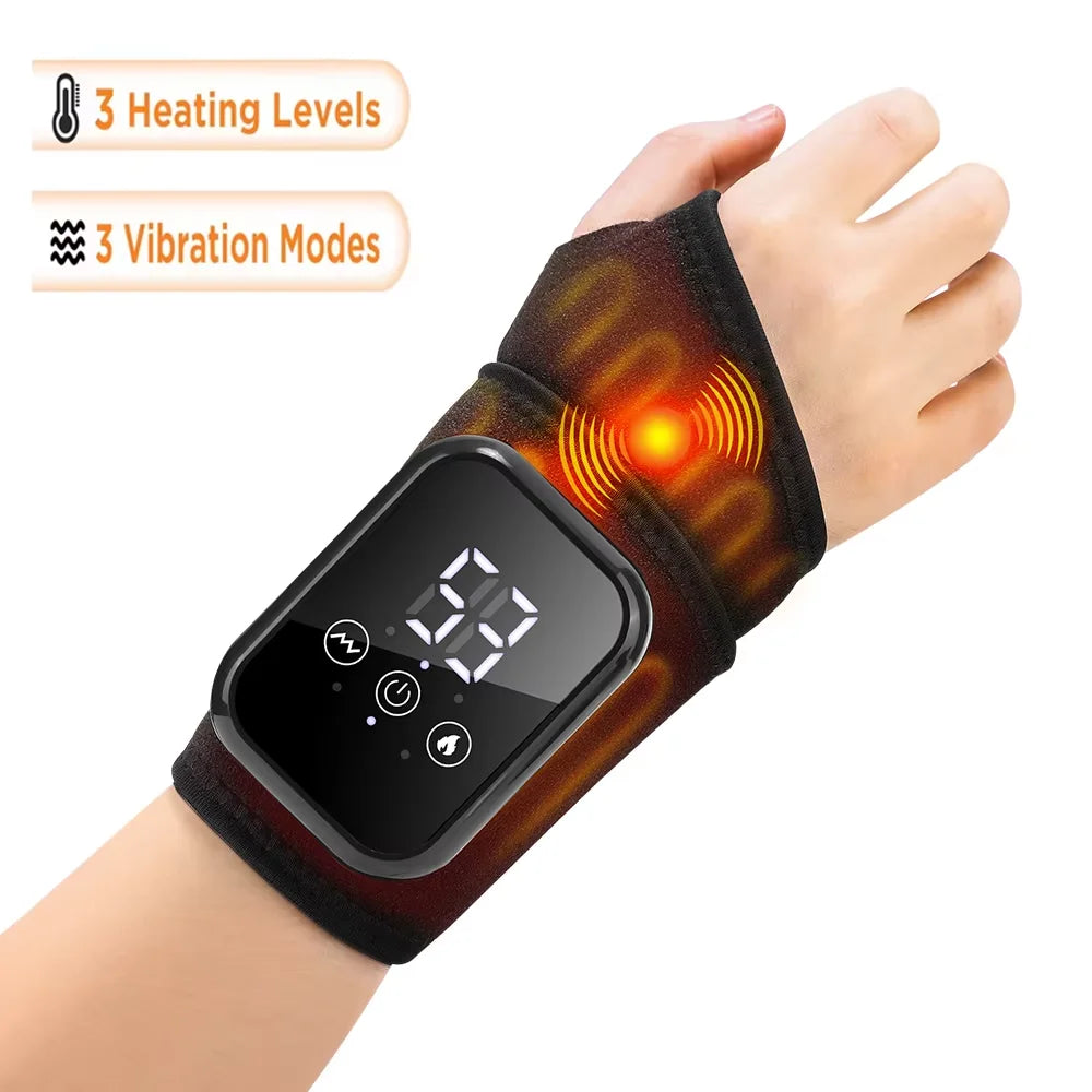 Heated Vibrating Ankle and Wrist Support Wrap - 54