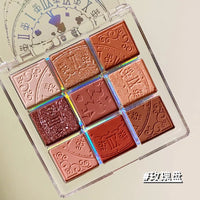 9-Color Waterproof Eyeshadow Palette for Professional Looks