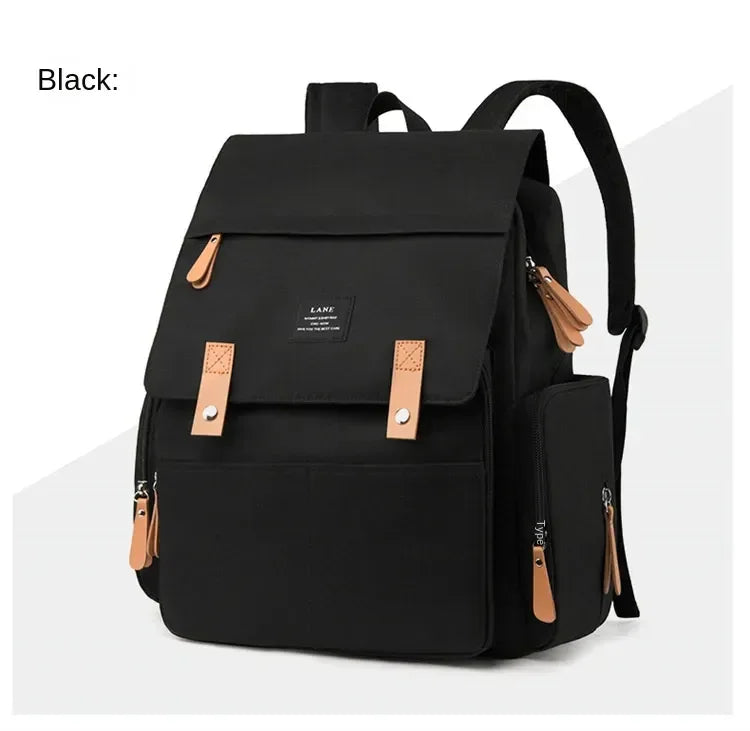 Waterproof Large Capacity Diaper Bag Backpack for Parents - 35