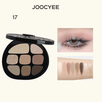 Smoky Amber 8-Color Eyeshadow Palette for Long-Lasting Glam