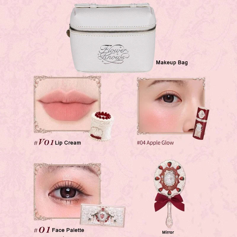 Romantic Strawberry Cupid Makeup Gift Set - 23