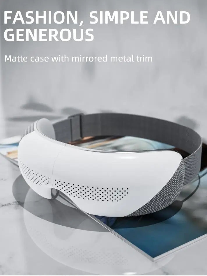 Portable Heated Eye Massager with Bluetooth for Stress Relief - 14