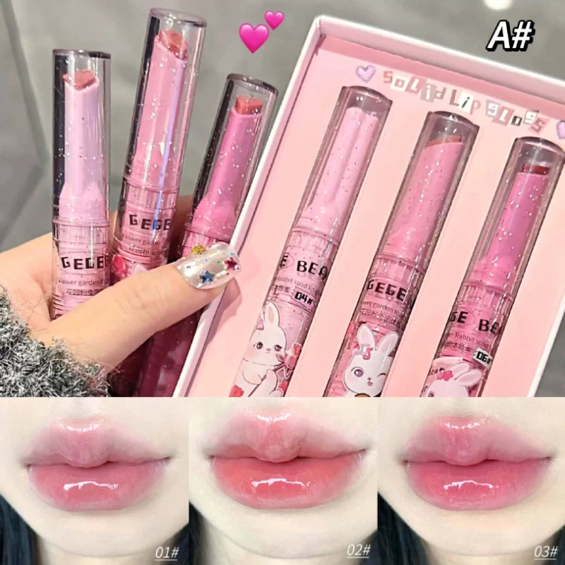 Hydrating Solid Bunny Lip Gloss for Glossy Shine - 29