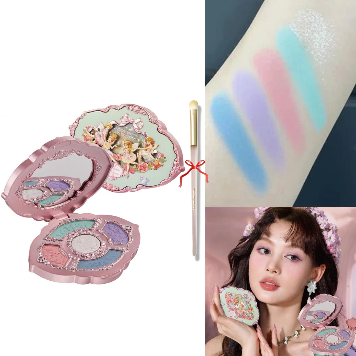 6-Color Swan Ballet Eyeshadow Palette - 36