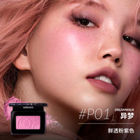 Long-Lasting Pigmented Face Blusher Powder