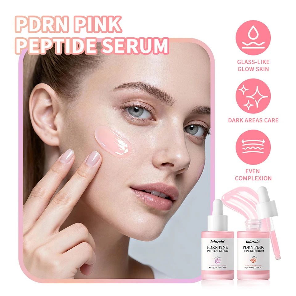 Salmon PDRN Pink Peptide Facial Serum for Glass Skin Glow - 10