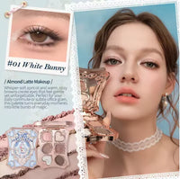 6-Color Butterfly Embossed Eyeshadow Palette