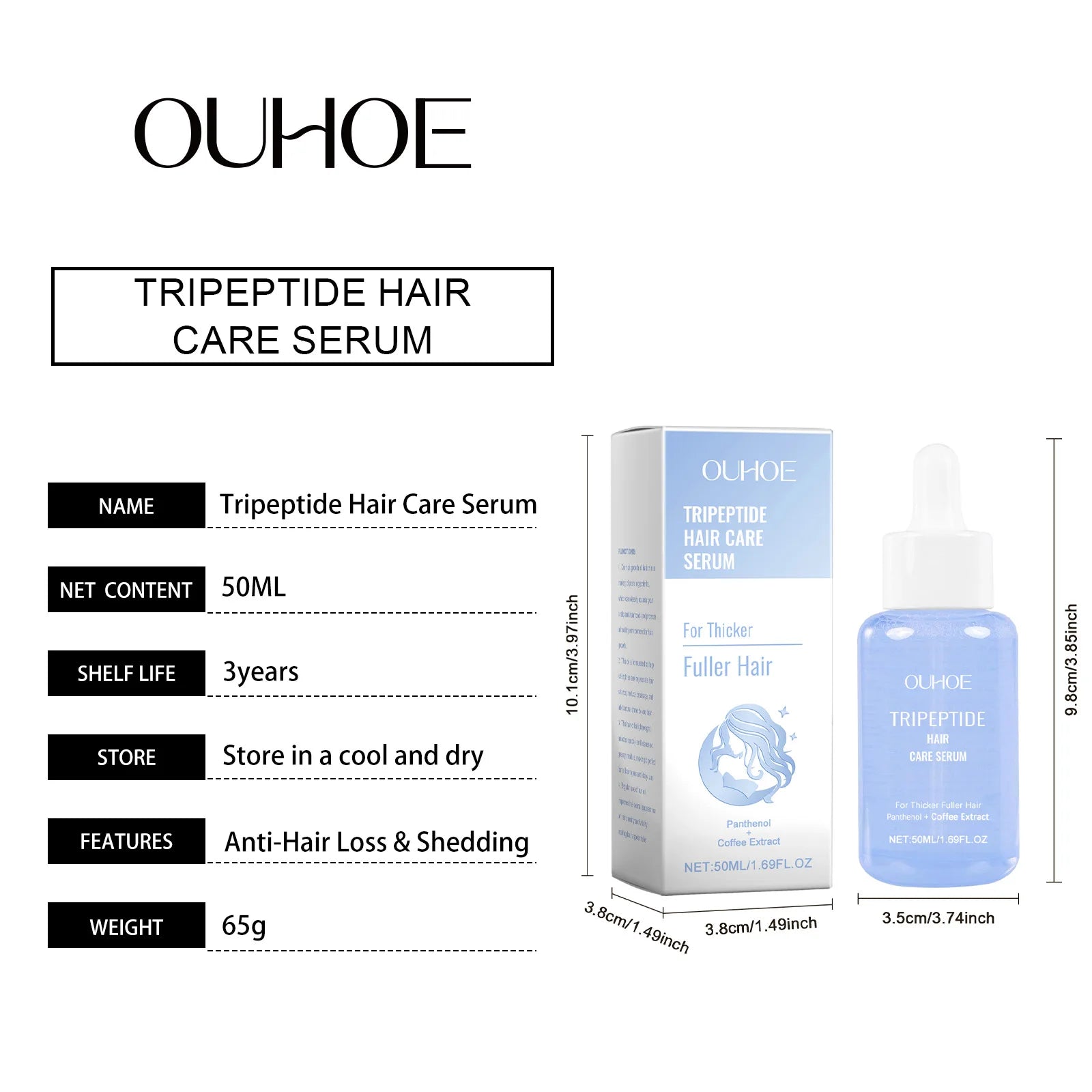 Tripeptide Hair Growth & Scalp Nourishing Serum - 10