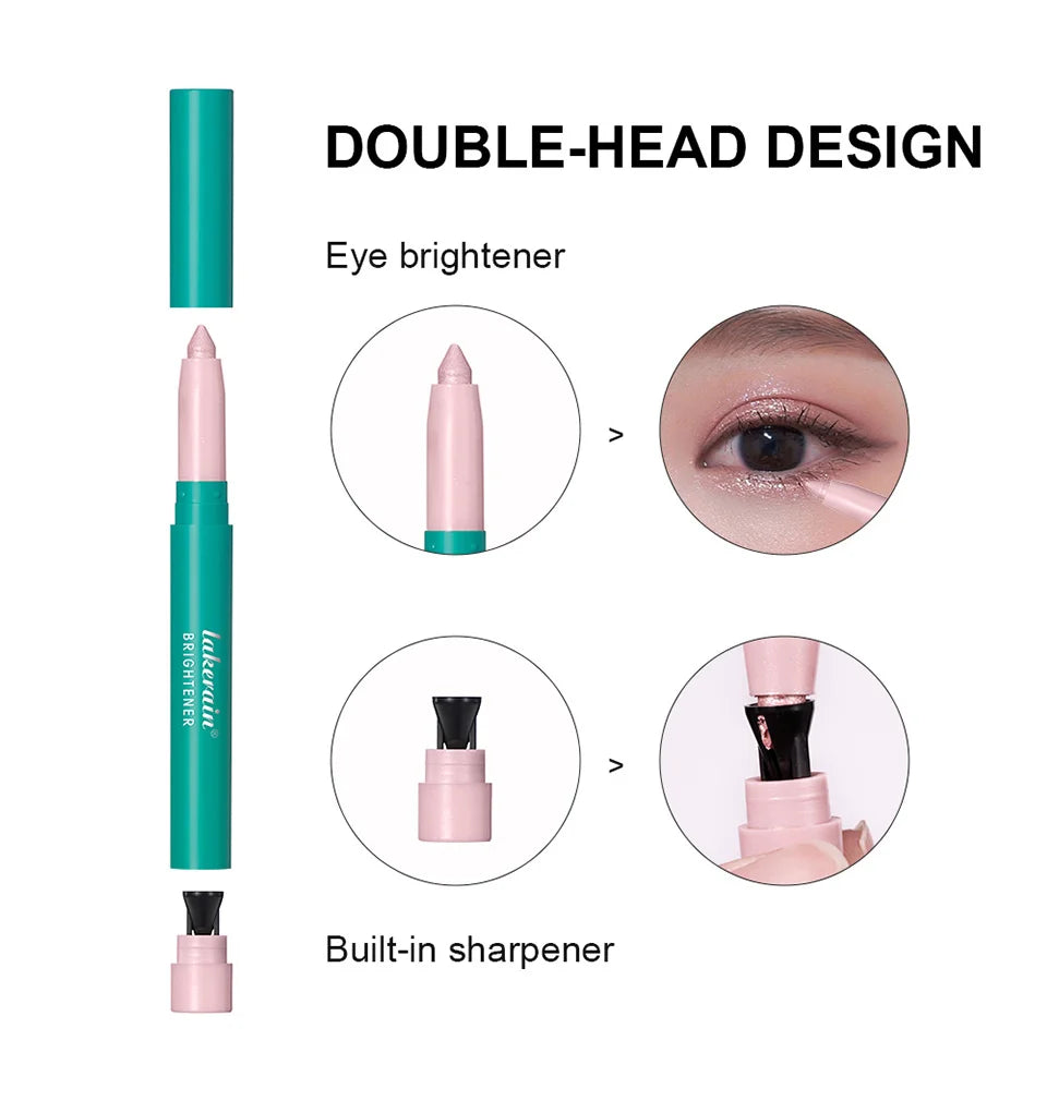 Waterproof Shimmer Eyeshadow Stick for Instant Eye Brightening - 8