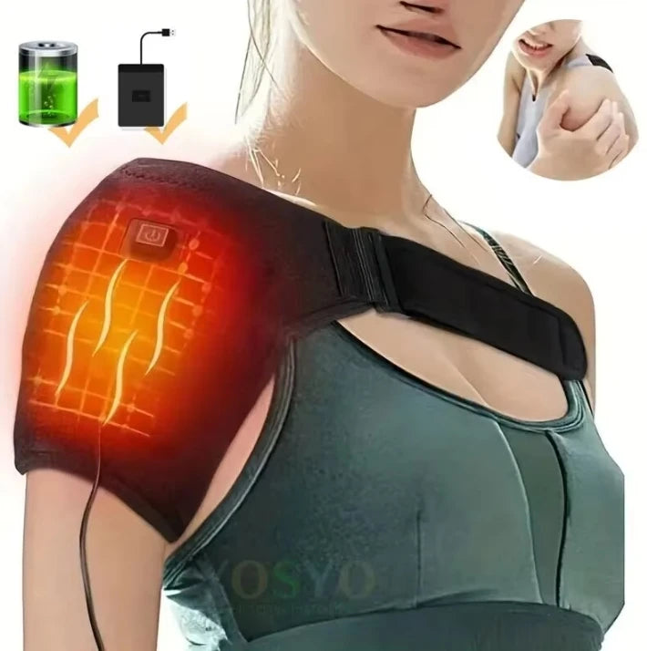 Electric Heated Shoulder Brace for Pain Relief - 8