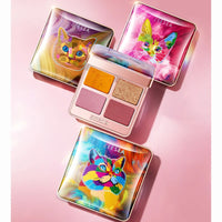 4-Color Matte and Shimmer Eyeshadow Palette