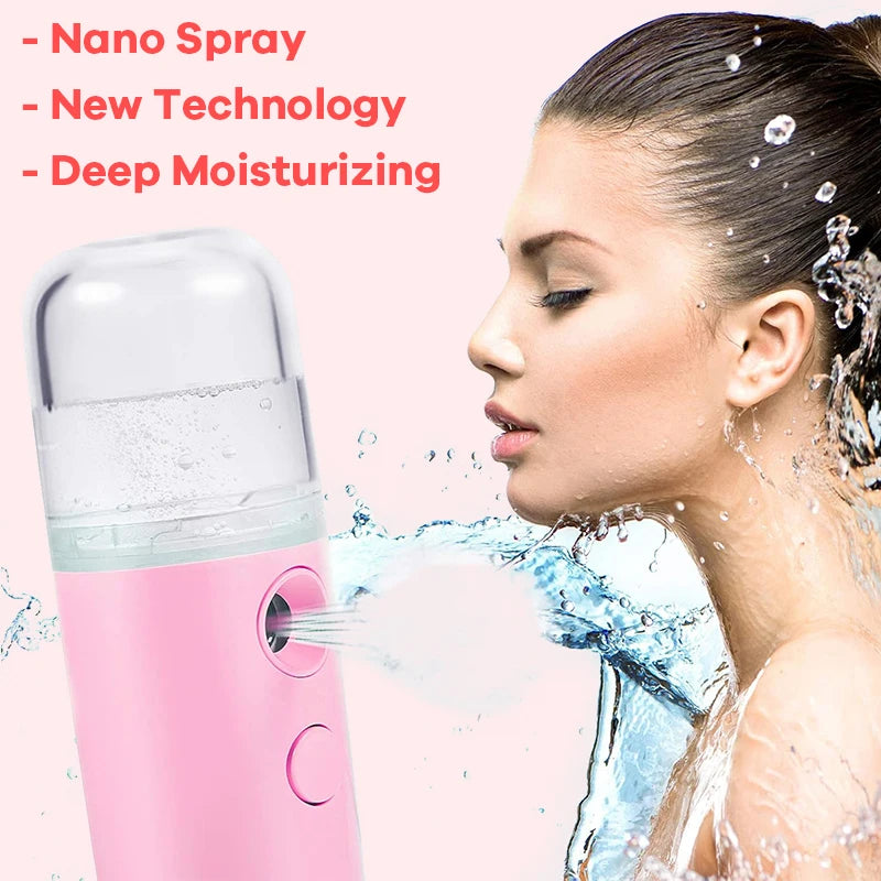 Portable Nano Facial Hydrator Mist Sprayer - 10