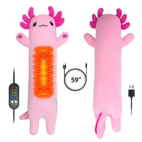 Axolotl Heated Plushie for Cramp Relief