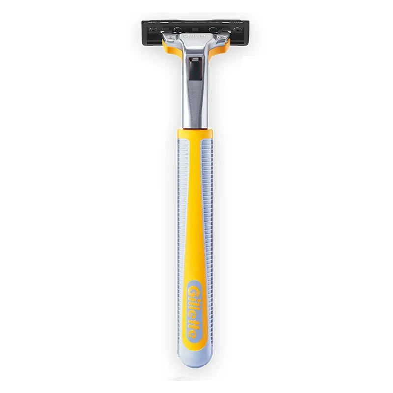 Double-Blade Precision Manual Shaving Razor for Men - 12