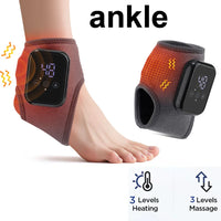 Heated Vibration Ankle Support Brace