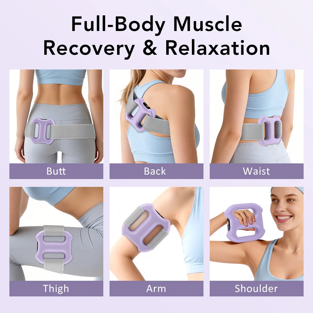Electric Vibration Fascia Massage Ring for Full-Body Recovery - 12