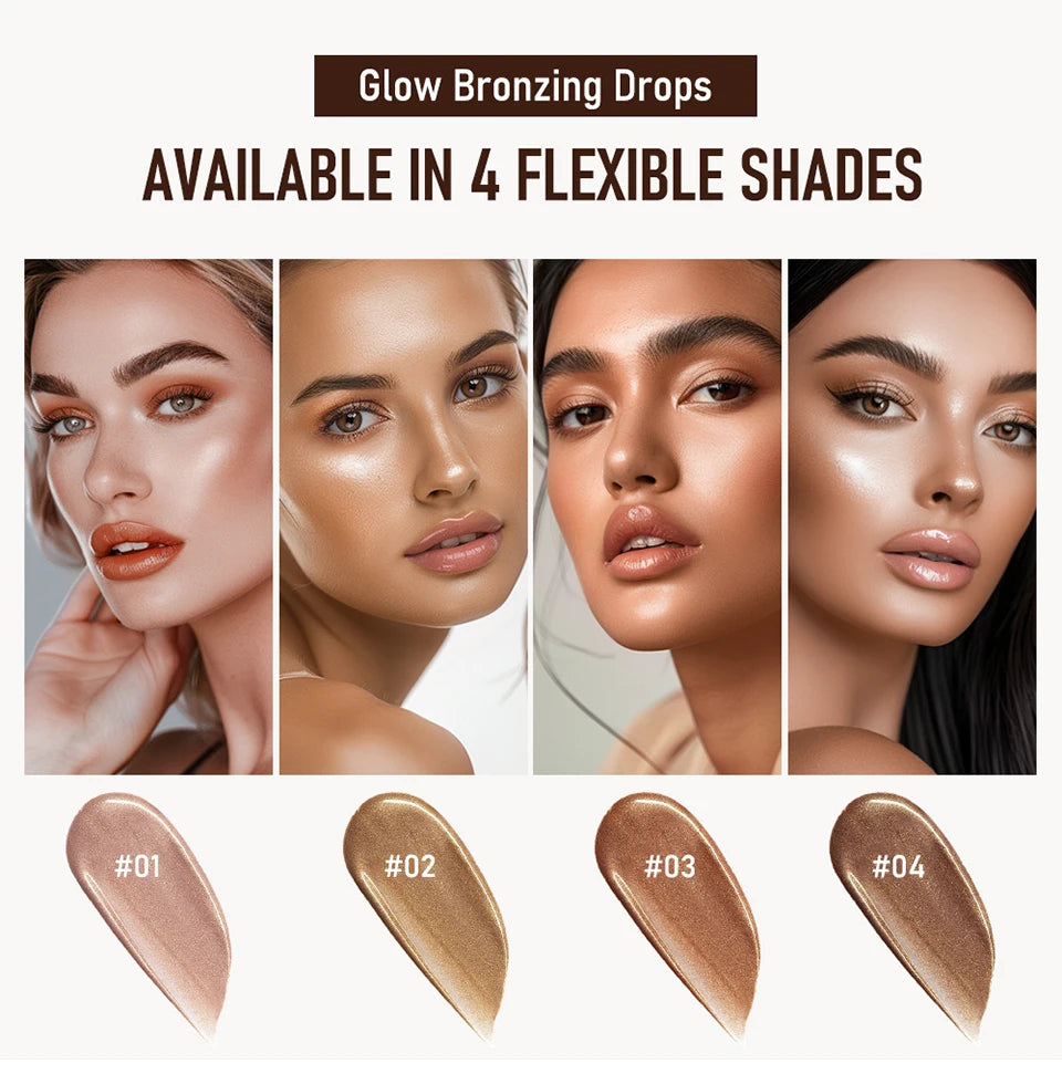 Liquid Bronzing Drops for Radiant Sun-Kissed Glow - 10