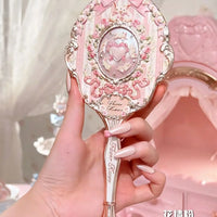 Cute Teddy Bear Handheld Makeup Mirror