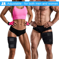 Adjustable Compression Thigh Brace for Muscle Support and Pain Relief