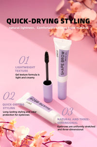 Long-Lasting Transparent Eyebrow Styling Gel