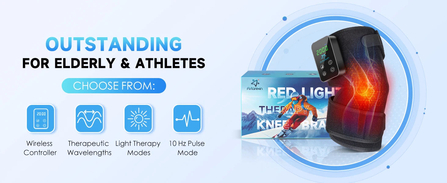 Red Light Therapy Knee & Joint Pain Relief Wrap - 11