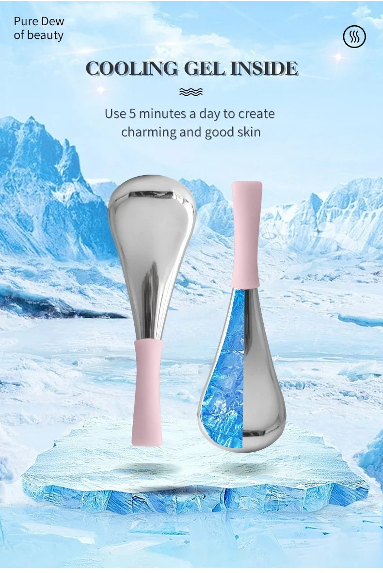 Stainless Steel Facial Cooling Cryo Sticks for Puffiness - 10