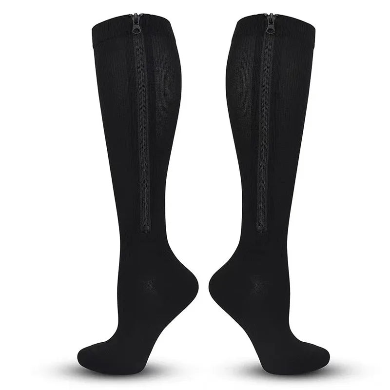Zipper Compression Socks for Easy Wear & Relief - 7