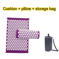 Acupressure Mat and Pillow Set for Back Pain Relief
