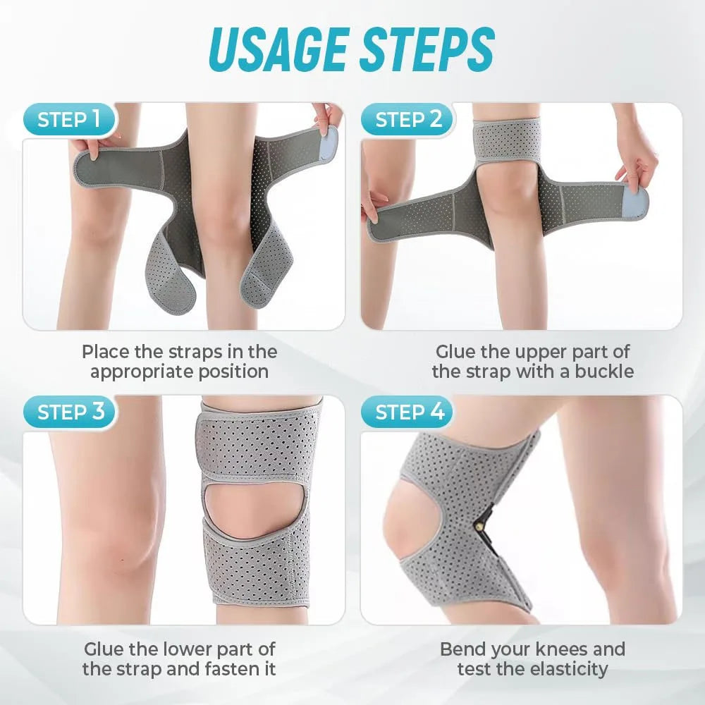 Spring-Loaded Joint Support Knee Stabilizer for Pain Relief - 6