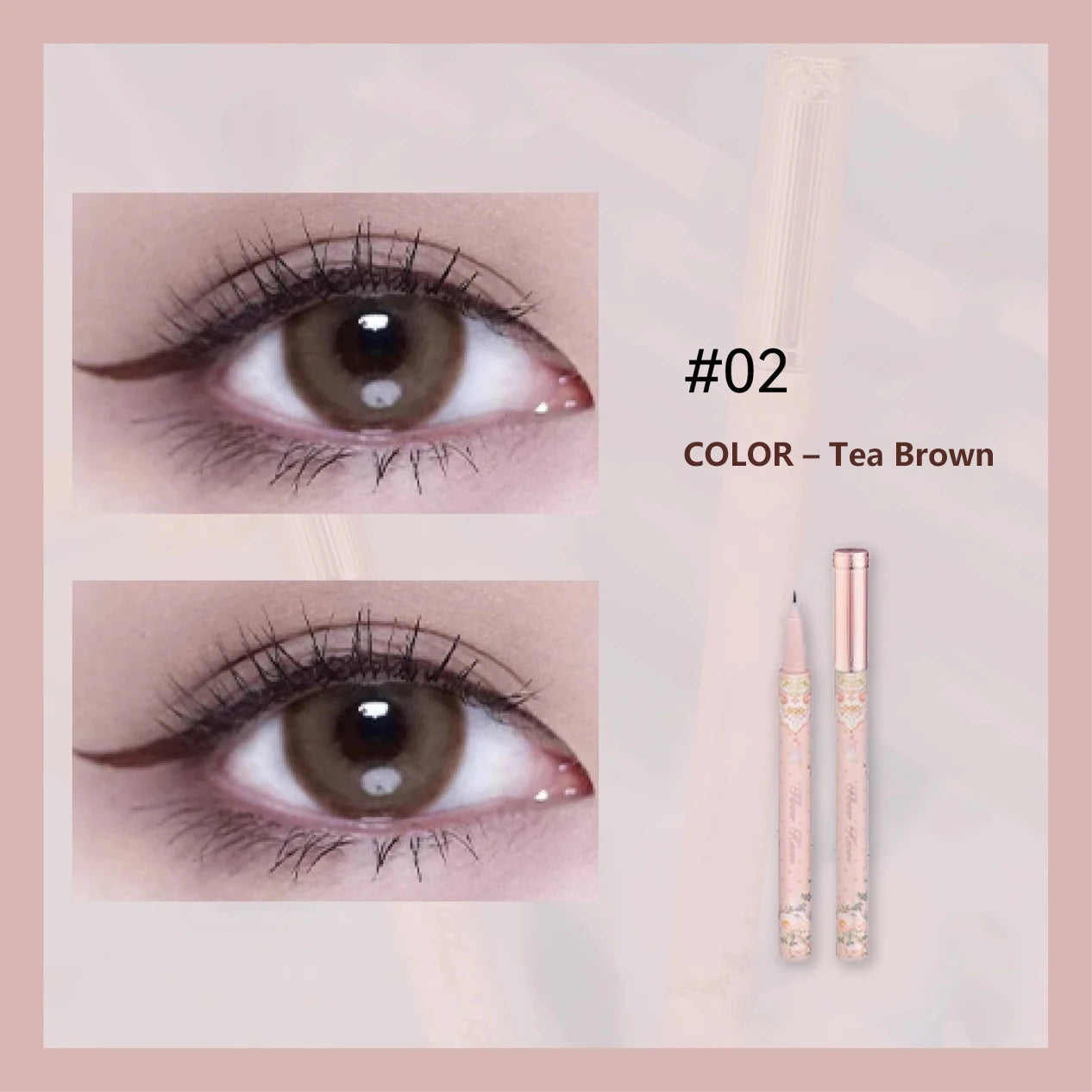 Waterproof Precision Liquid Eyeliner for Long-Lasting Wear - 8