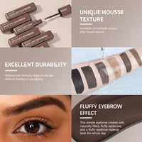 Waterproof Volumizing Eyebrow Mousse for Fluffy Brows