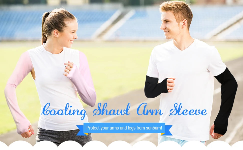 Cooling Sun Protection Arm Shawl for Outdoor Sports - 7