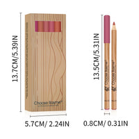 12-Piece Matte Waterproof Lip Liner Pencil Set